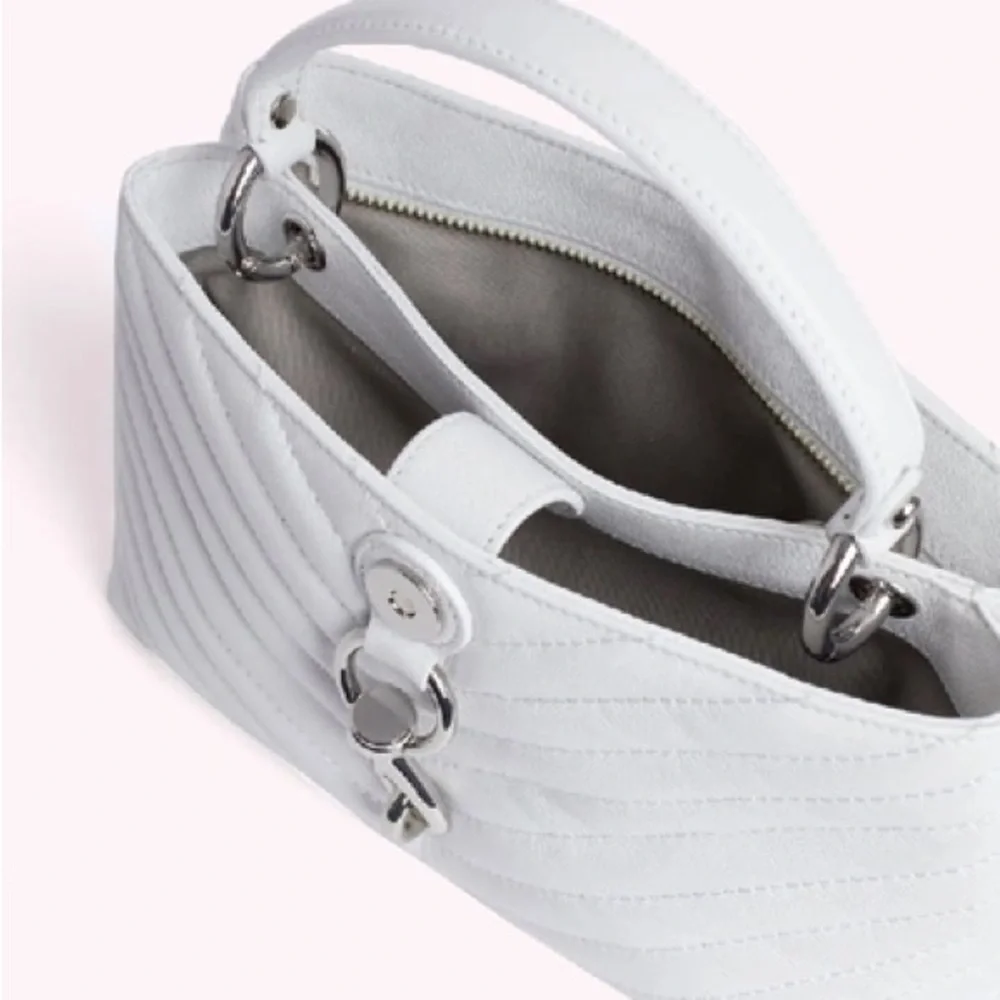 REBECCA MINKOFF LARGE EDIE TOP HANDLE SATCHEL BAG